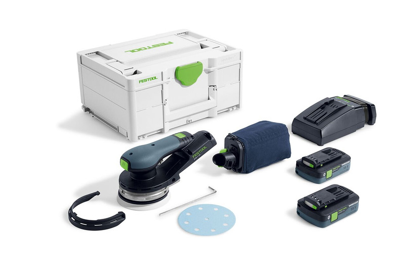 Festool FES-577738 Cordless Random Orbit Sander ETSC 2 125 4.0Ah I-Plus