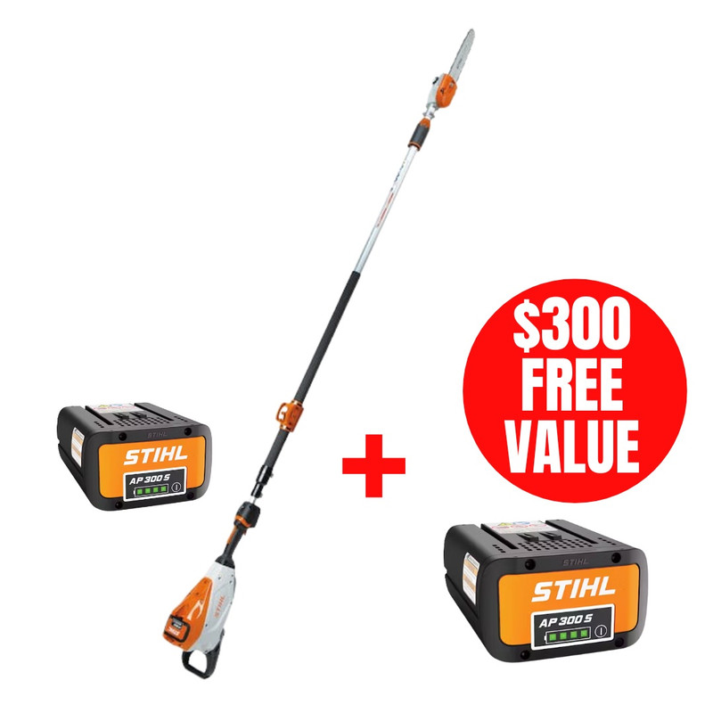 Stihl STIHL-HTA135-AP300S HTA 135 10in Cordless Pole Pruner + AP300S Battery