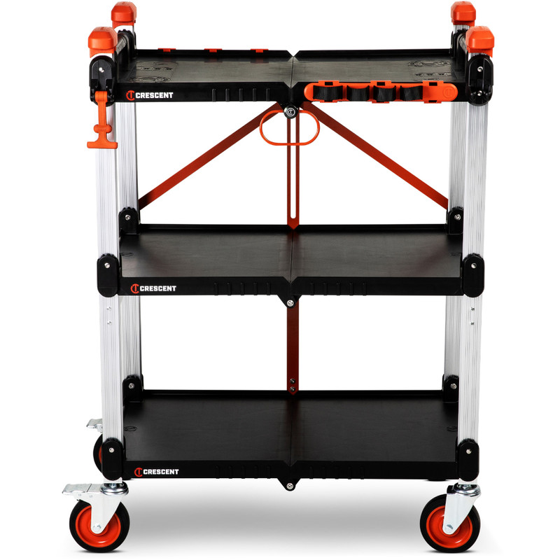 Crescent Tools CRES-F3SCBL Siterunner Folding Jobsite Cart