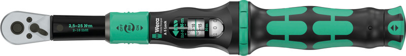 Wera Tools Wera-05075690001 Click-Torque Lock A 5 Torque Wrench, 2.5-25 Nm