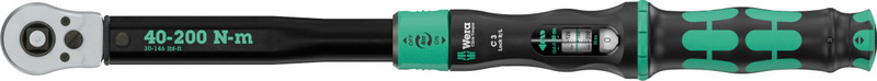 Wera Tools Wera-05075695001 Click-Torque Lock C 3 R/L Torque Wrench, 40-200 Nm