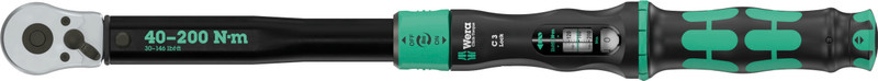 Wera Tools Wera-05075692001 Click-Torque Lock C 3 Torque Wrench, 40-200 Nm