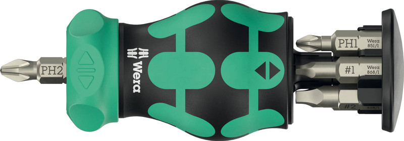 Wera Tools Wera-05008893001 Kraftform Kompakt Stubby Magazine RA 4, 6-Pieces