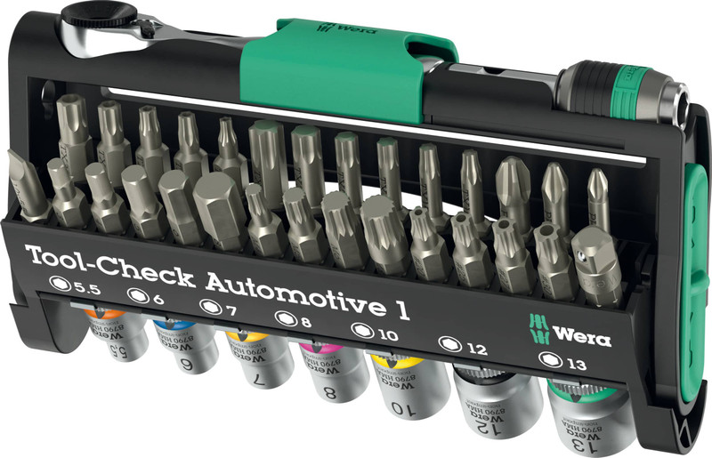 Wera Tools Wera-05049065001 Tool-Check Automotive 1, 38-Pieces