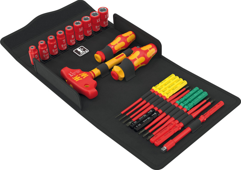 Wera Tools Wera-05006632001 Kraftform Kompakt VDE 24 Allrounder Set 1, 25-Pieces