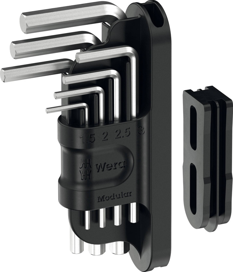 Wera Tools Wera-05049003001 Tool-Check Modular L-Keys Hex-Plus 1, 7-Pieces