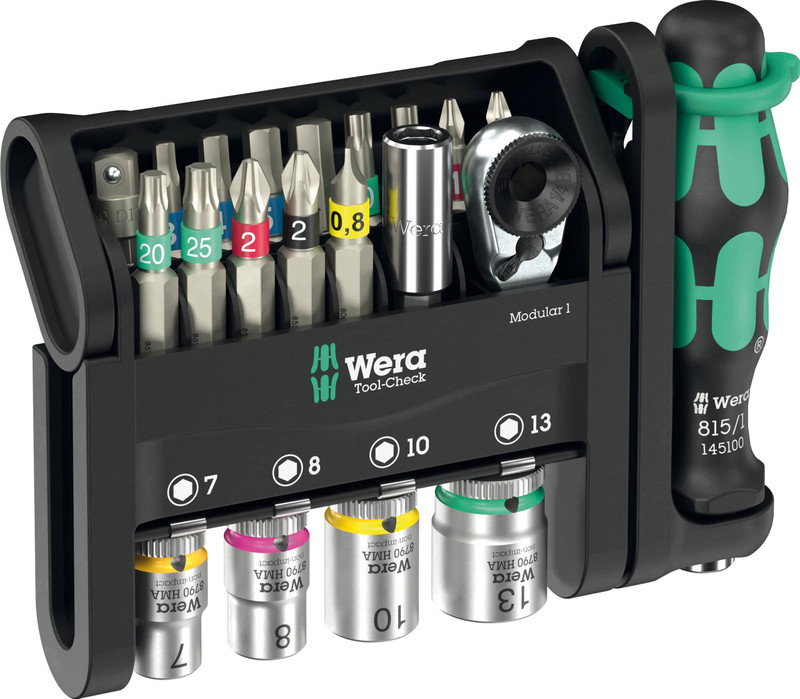 Wera Tools Wera-05049000001 Tool-Check Modular 1, 21-Pieces