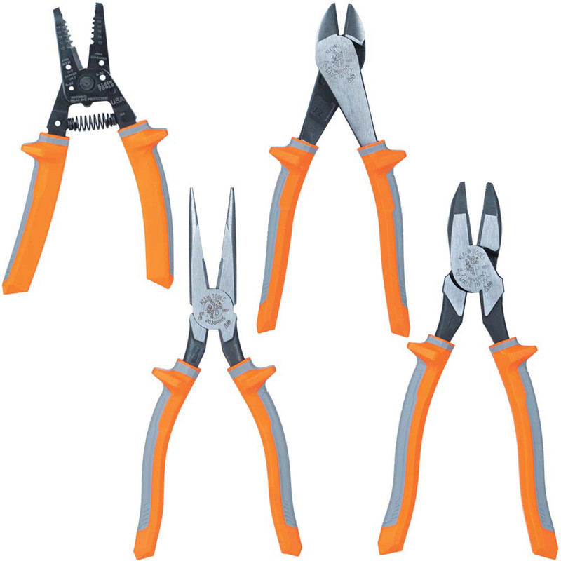 Klein Tools KLE-9417R 1000V Insulated Tool Set, 4-Piece