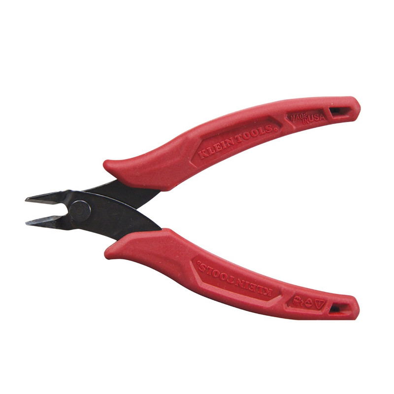 Klein Tools KLE-D275-5 Diagonal Cutting Pliers, Flush Cutter, Lightweight, 5in