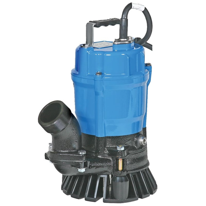Tsurumi TSU-HS2.4S 1/2hp Semi-Vortex Submersible Trash Pump with Agitator