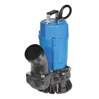 Tsurumi TSU-HS3.75S 1hp Semi-Vortex Submersible Trash Pump with Agitator