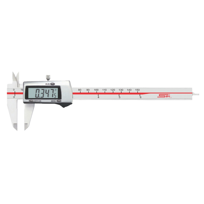 KAR Industrial KAR-910008 Electronic Fractional Caliper with Three Buttons, W/O Thumbwheel