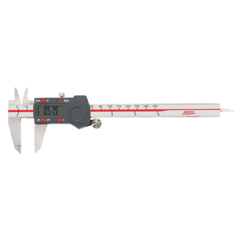 KAR Industrial KAR-910090 Electronic Fractional Caliper with Four Buttons and Thumbwheel