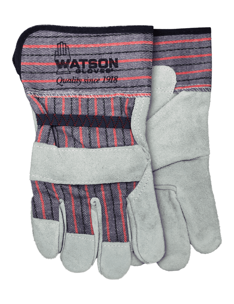 Watson WAT-104X 104X Guard'n Duty Split Cowhide Leather Work Gloves One Size