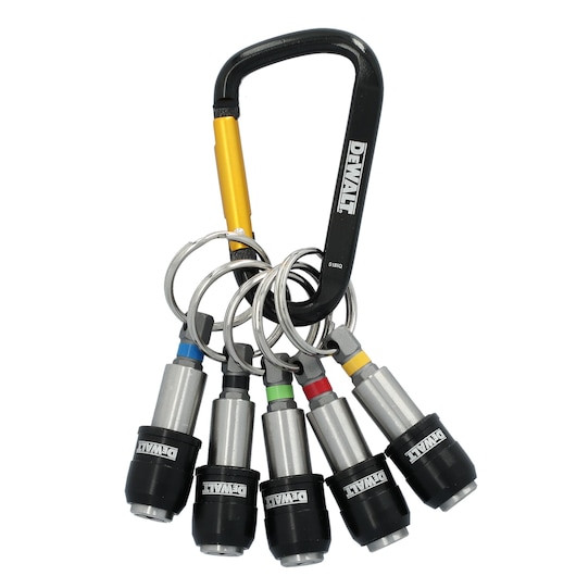 DEWALT DEW-DWAFHLDKC5 Keyring Bit Holder Set