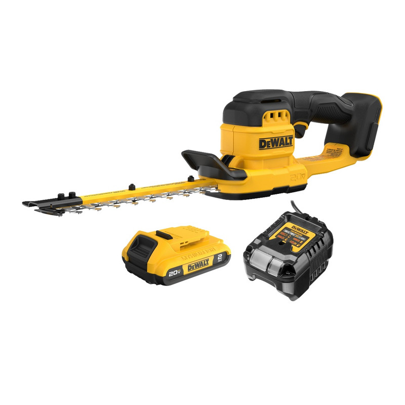 DEWALT DEW-DCHT823D1 20V MAX 8in Compact Hedge Trimmer 2.0Ah Kit