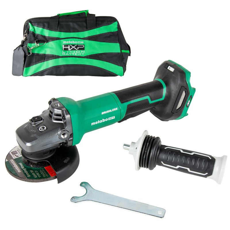 Metabo HPT HPT-G3613DVFQ6M 36V MultiVolt Brushless 4-1/2in - 5in Variable Speed Paddle Switch Angle Grinder Bare Tool
