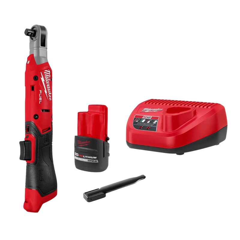 Milwaukee MIL-3053-21 M12 FUEL 3/8in Ratchet 2.5Ah Kit