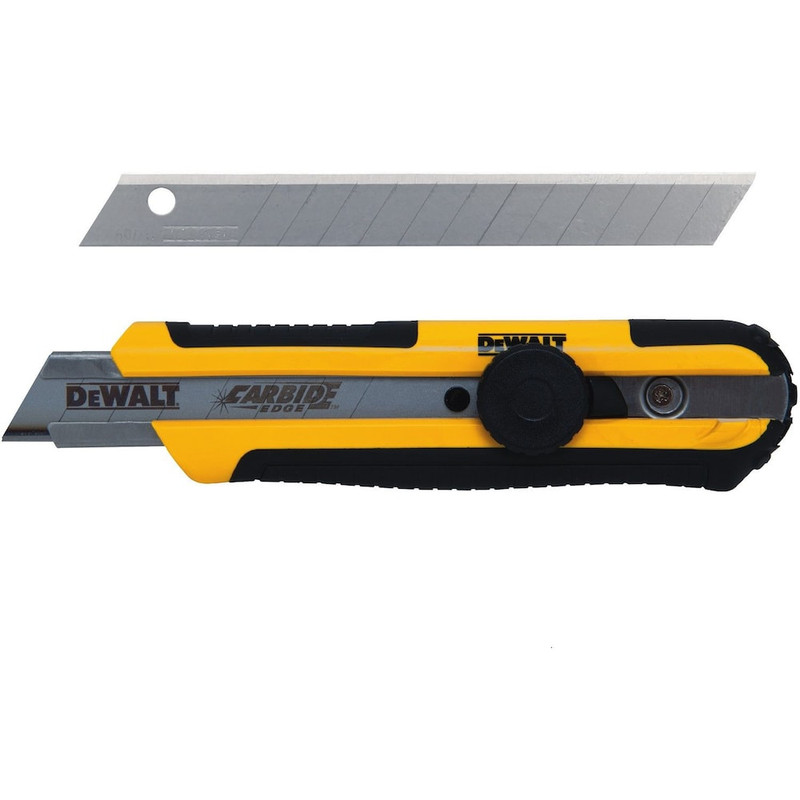 DEWALT DEW-DWHT10247T 18mm Snap-Off Knife with Blades 10-Pack