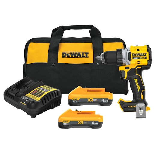 DEWALT DEW-DCD801QQ2 20V MAX XR Brushless Cordless 1/2in Drill/Driver 2x 4.0Ah Kit