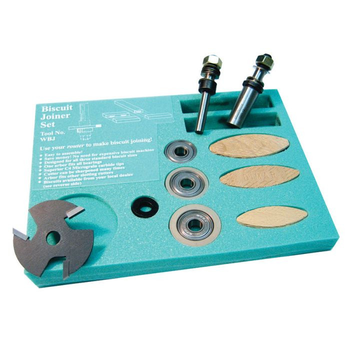 Dimar DIM-WBJ Carbide Tipped Biscuit Joiner Set 3 Flutes