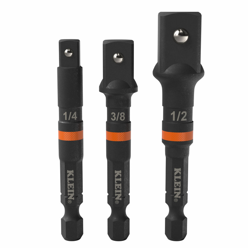 Klein Tools KLE-65030A 3in Impact Socket Adapter Set