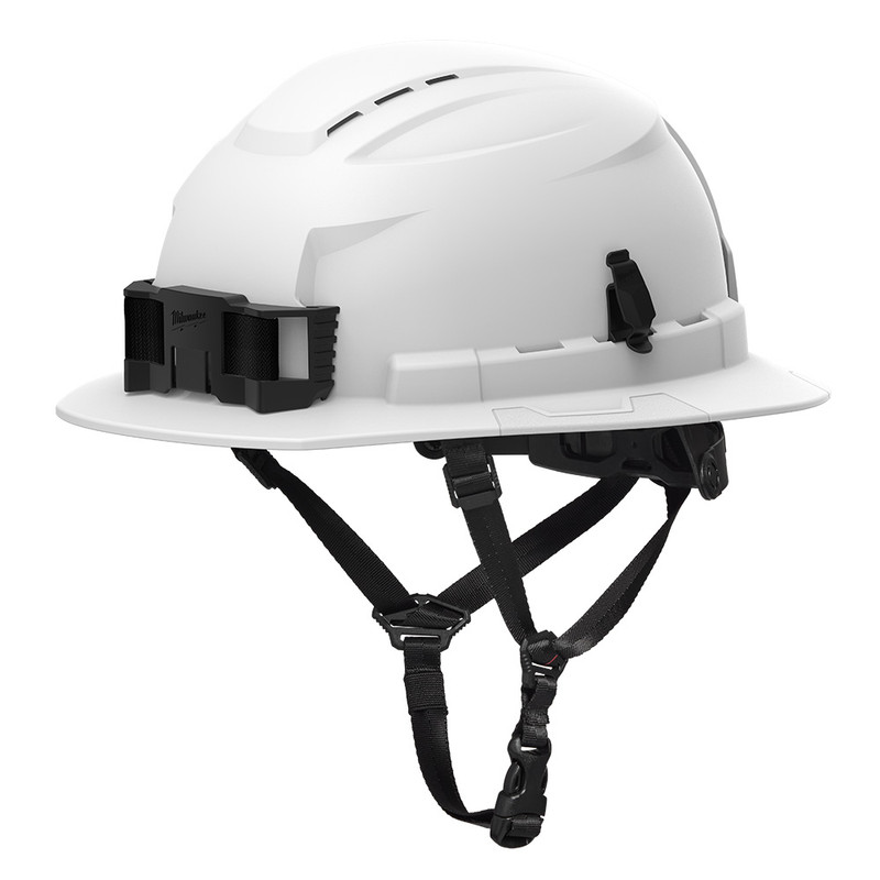 Milwaukee MIL-48-73-1540 BOLT 4PT White Full Brim Vented Safety Helmet - Type 2, Class C