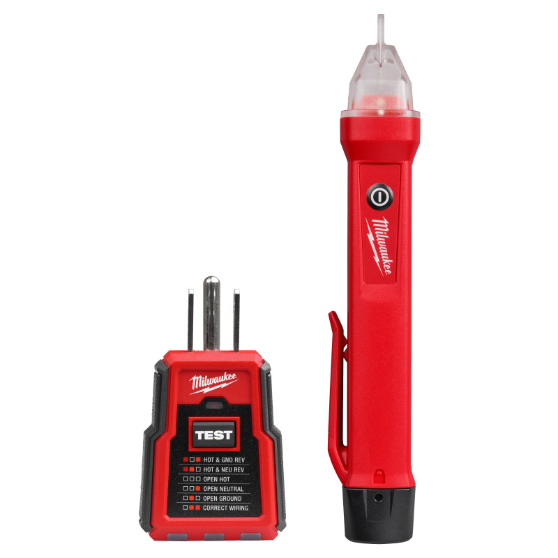 Milwaukee MIL-3210-20 Gfci Receptacle Tester And Voltage Detector