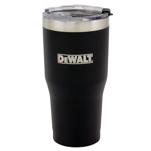 DEWALT DEW-DXC30OZXXX 30oz Powder Coated Stainless Steel Tumbler