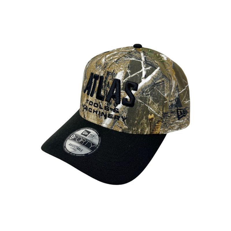 Atlas Tools & Machinery ATLAS-HAT-NE-940AF-71059037-OSFA New Era 9FORTY A-Frame Snapback Hat - Realtree Camo