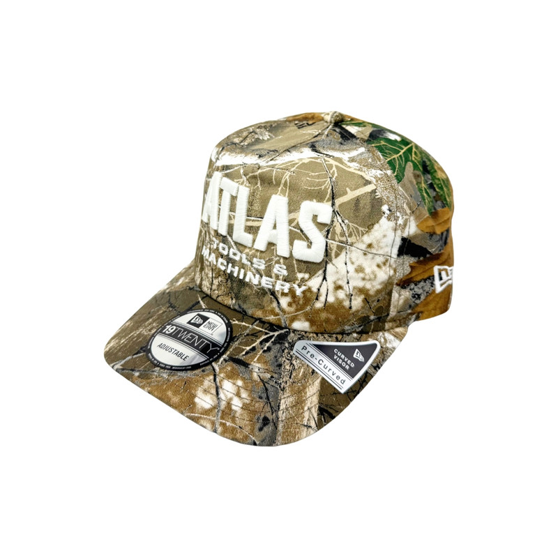 Atlas Tools & Machinery ATLAS-HAT-NE-1920-71055163-OSFA New Era 19TWENTY Adjustable Hat - Real Tree Camo