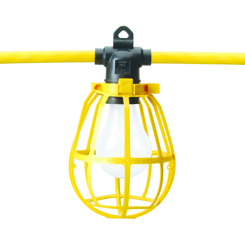 Southwire SOU-7548SW 50ft SJTW Plastic Cage String Light