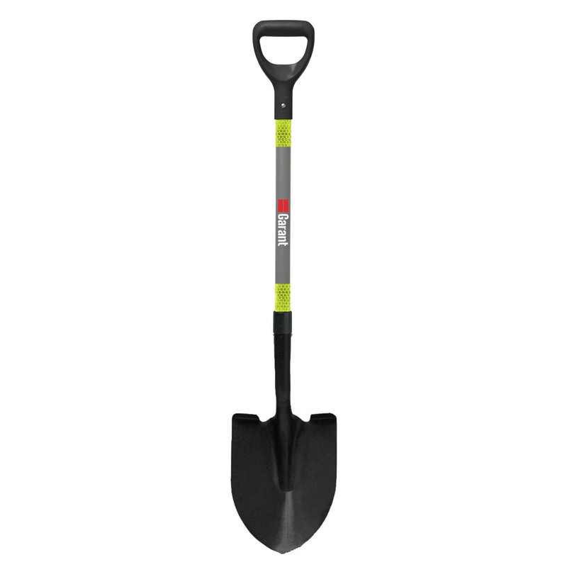 Garant GRA-85638 D-Handle Round Point Shovel, Fiberglass Handle