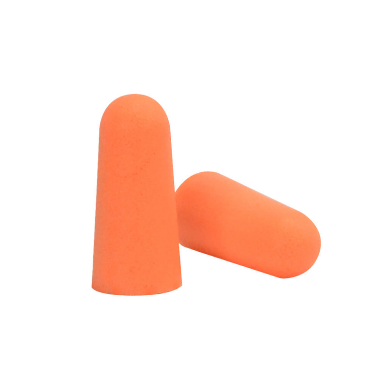 Dentec DEN-76000EP SEALTEC33 Orange PU Foam Disposable Earplugs Uncorded NRR 33 dB 200 Pair/Box