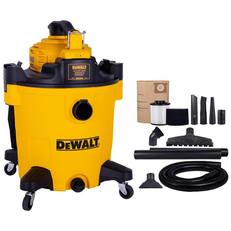 DEWALT DEWL-DXV212P 12 Gallon 5.5 Peak HP Wet/Dry Vacuum with Detachable Blower, Kit