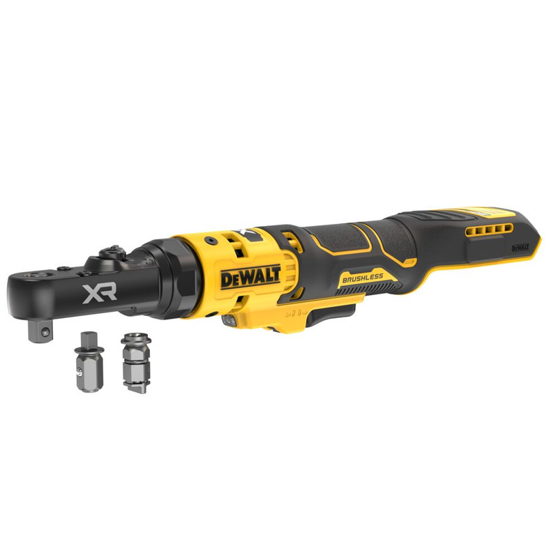 DEWALT DEW-DCF520B 20V MAX XR Brushless Cordless 3/8in & 1/4in Sealed Head Ratchet Bare Tool