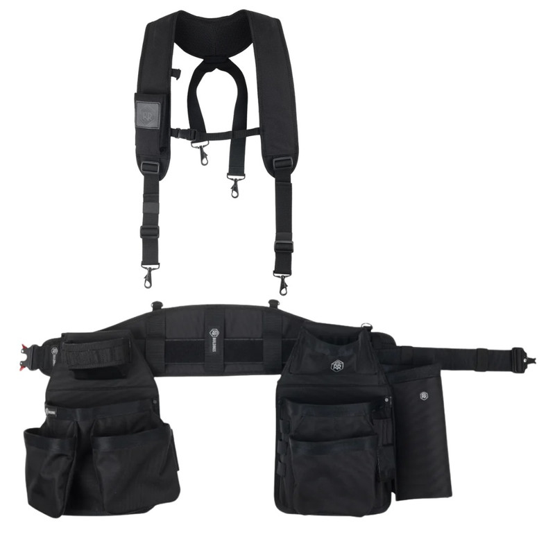 RR Buildings MB-RR100S-XX THE FRAMERR Tool Belt with Suspenders