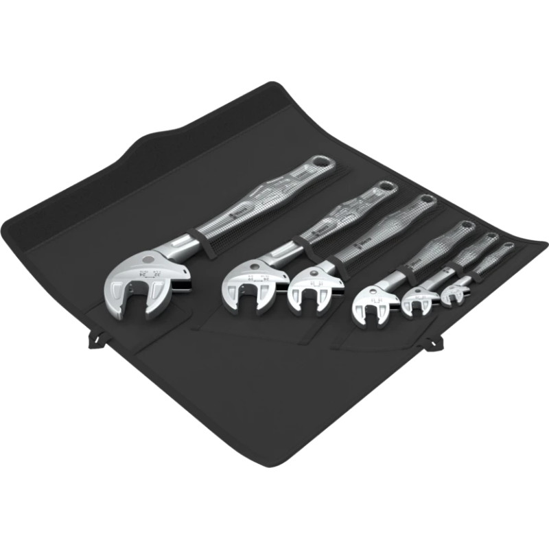 Wera Tools WERA-05020111001 6004 Joker 6 Set 1 Self-Setting Spanner Set, 6pc