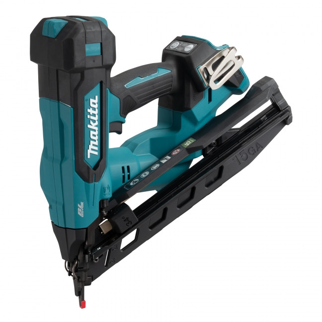 Makita MAK-DBN620Z DBN620Z 18V LXT Brushless 34Deg 15Ga Angled Finishing Nailer Bare Tool