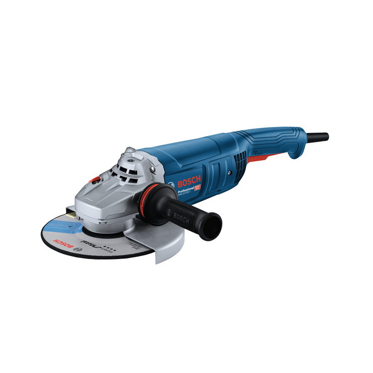 Bosch BOS-GWS22-230J 9in Large Angle Grinder 15 Amp with Lock-On Trigger Switch