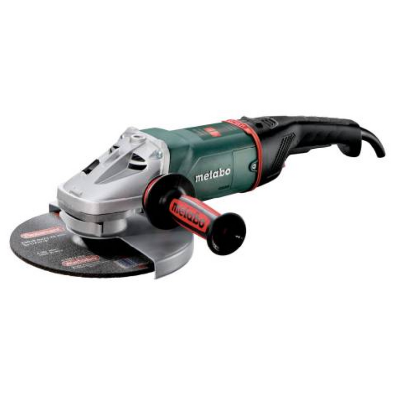 Metabo MET-606486420 WP 24-230 MVT 9in Angle Grinder, 15A Paddle Switch
