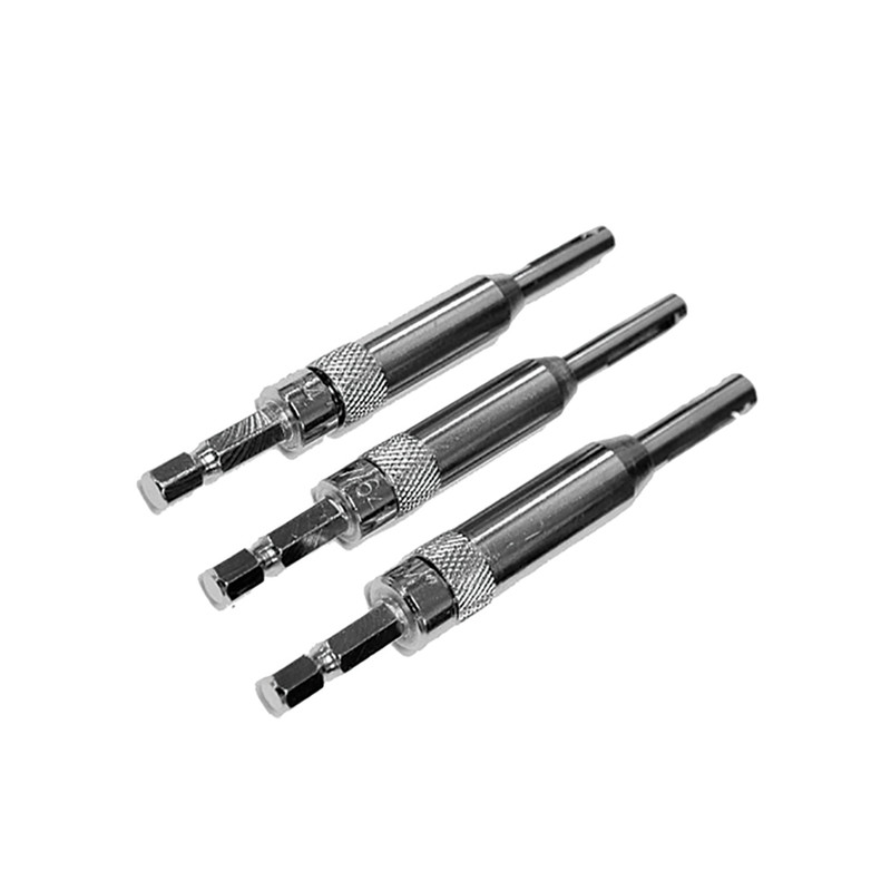 Milescraft MILE-2317 HingeBit Set 3-Piece Self-Centering Hinge Drill Bit Set #4 #6 #8