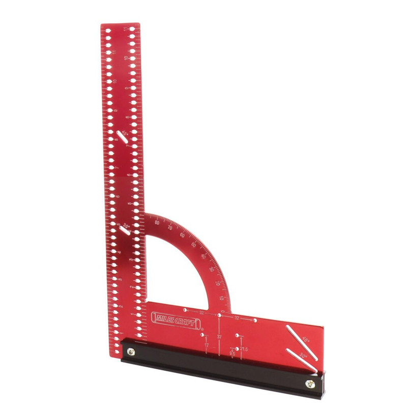 Milescraft MILE-8410 MC-Square 300 Imperial 12in Aluminum Framing & Woodworking Square