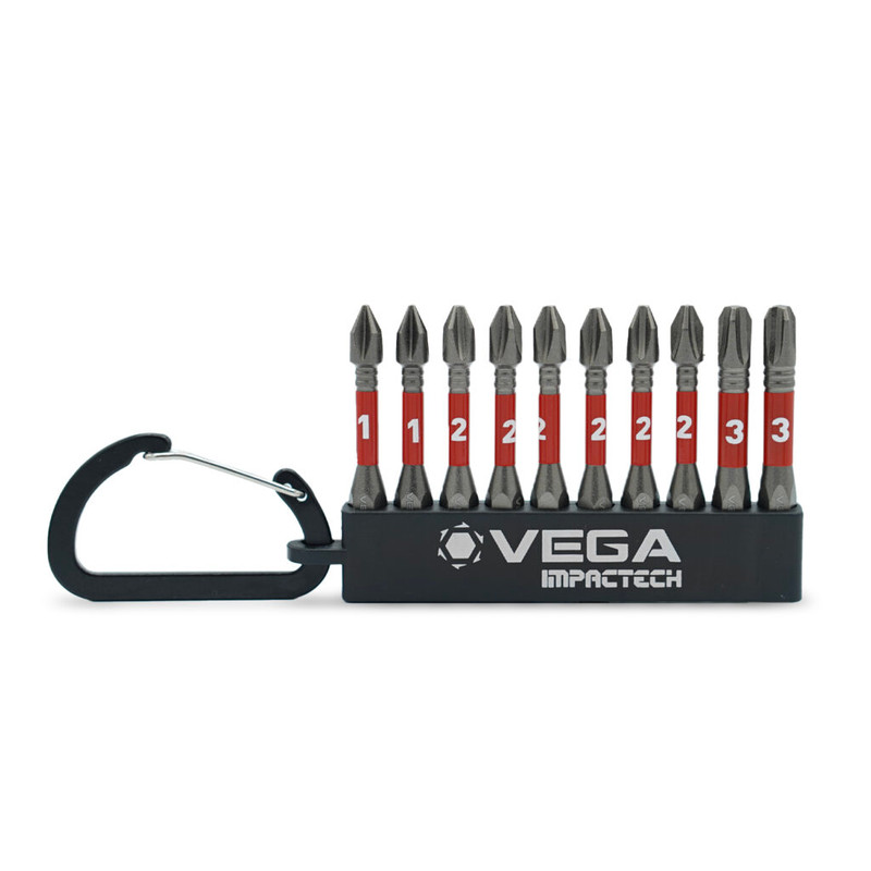 Vega VEGA-T150PCS10 Impactech Phillips Carabiner Set 2in 10-Piece