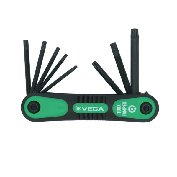 Vega VEGA-FLKTT8 FLKTT8 TORX Tamper-Resistant Folding Key Set 8-Piece