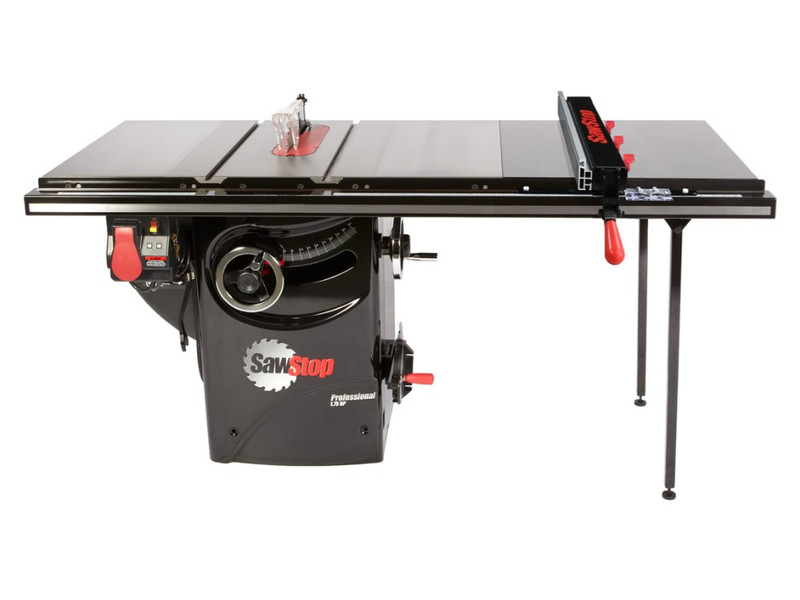 SawStop SAW-PCS175-ATGP36 Professional 1.75HP Cabinet Saw with 36in T-Glide Advance Fence Rails & Extension Table