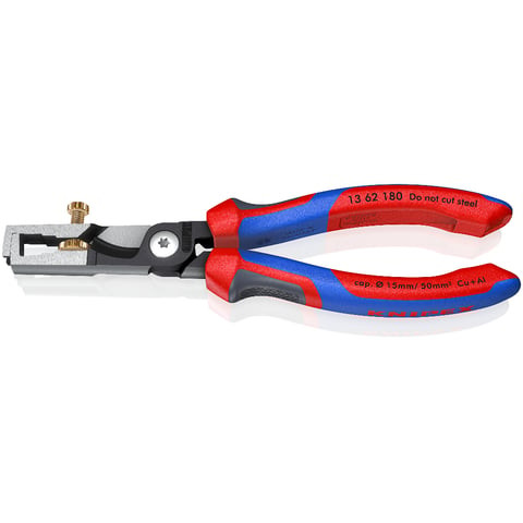 Knipex KNIP-1362180 StriX Insulation Strippers with Cable Shears 180mm