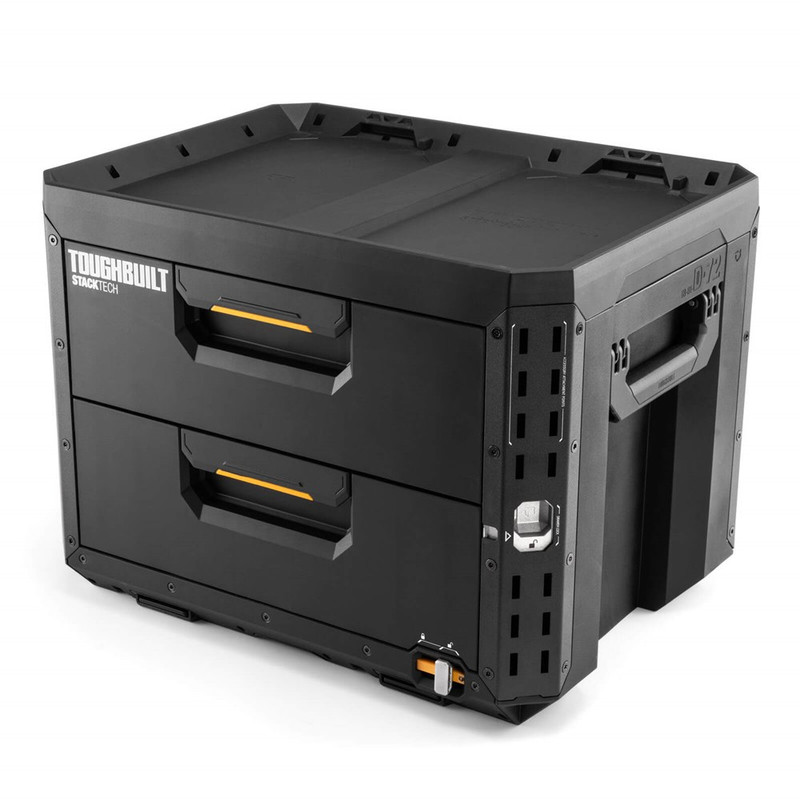 ToughBuilt TB-B1-D-72 StackTech XL 2-Drawer Locking Box