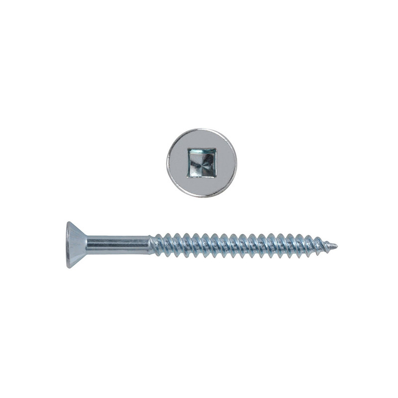Hillman PAU-12828-XX JAR Square Flat Head Zinc Wood Screw 10, 200-Pieces