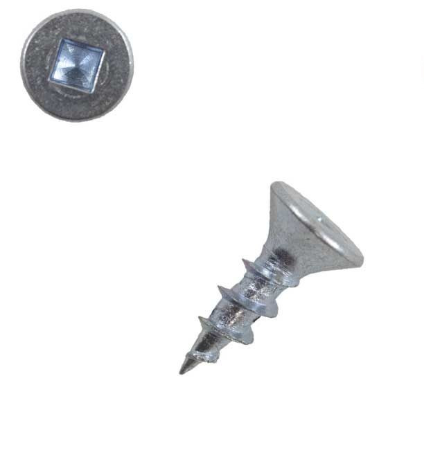 Hillman PAU-12606-XX Flat Head LP Square Zinc Wood Screw 6, 100-Pieces